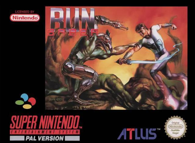 Game | Super Nintendo SNES | Run Saber Physical Video Games Game Nintendo