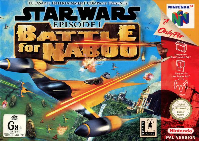 Game | Nintendo N64 | Star Wars Battle For Naboo Physical Video Games Game Nintendo