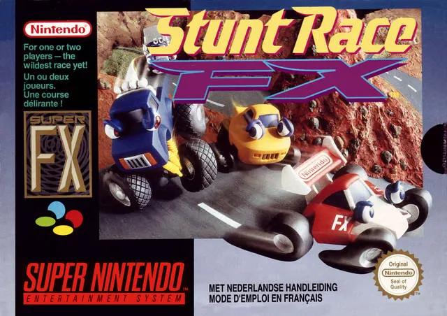 Game | Super Nintendo SNES | Stunt Race FX Physical Video Games Game Nintendo