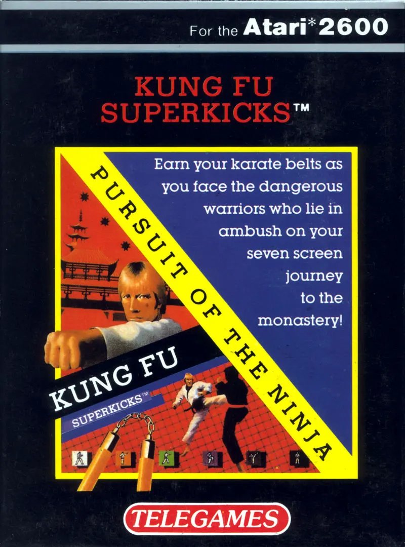 Game | Atari 2600 | Kung-Fu Superkicks Physical Video Games Game Atari