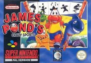 Game | Super Nintendo SNES | James Pond's Crazy Sports Physical Video Games Game Nintendo