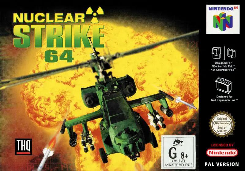 Game | Nintendo N64 | Nuclear Strike Physical Video Games Game Nintendo