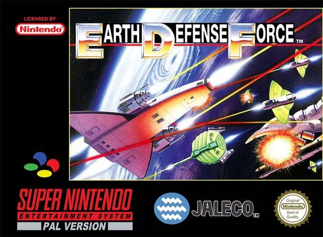 Game | Super Nintendo SNES | Earth Defense Force Physical Video Games Game Nintendo