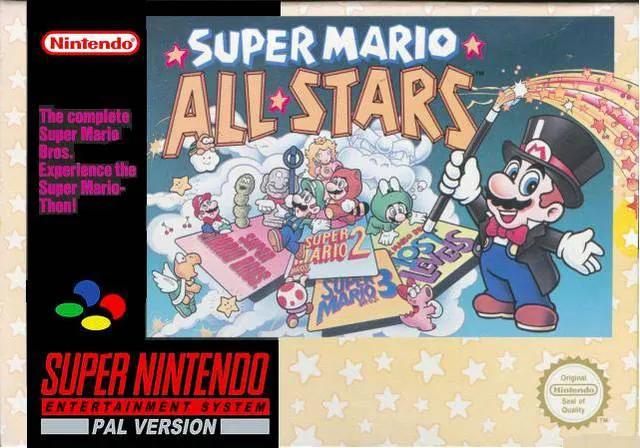 Game | Super Nintendo SNES | Super Mario All-Stars Physical Video Games Game Nintendo