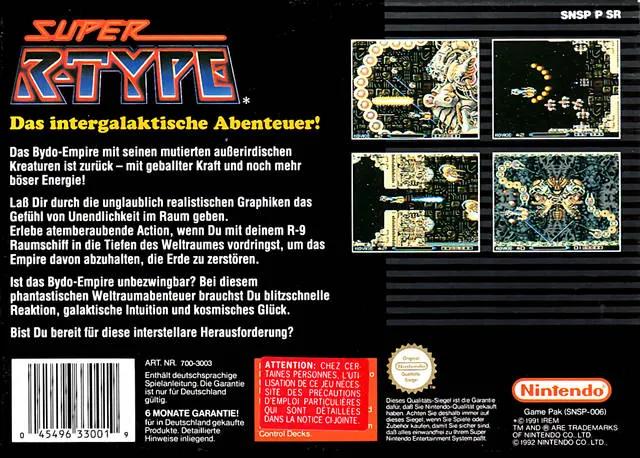 Game | Super Nintendo SNES | Super R-Type Physical Video Games Game Nintendo