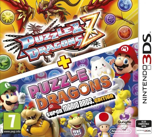 Game | Nintendo 3DS | Puzzle & Dragons Z + Puzzle & Dragons: Super Mario Bros. Edition Physical Video Games Game Nintendo