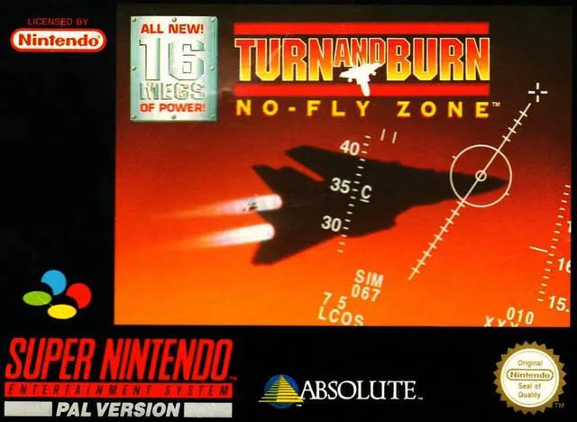 Game | Super Nintendo SNES | Turn And Burn No Fly Zone Physical Video Games Game Nintendo