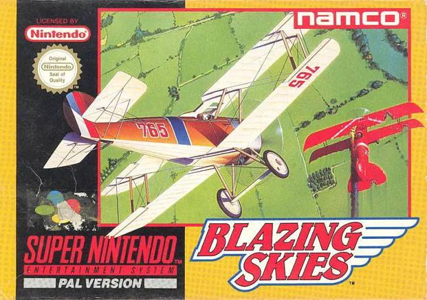 Game | Super Nintendo SNES | Blazing Skies Physical Video Games Game Nintendo