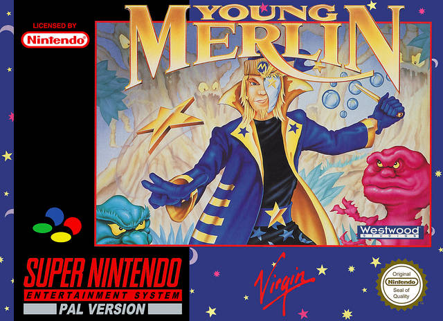 Game | Super Nintendo SNES | Young Merlin