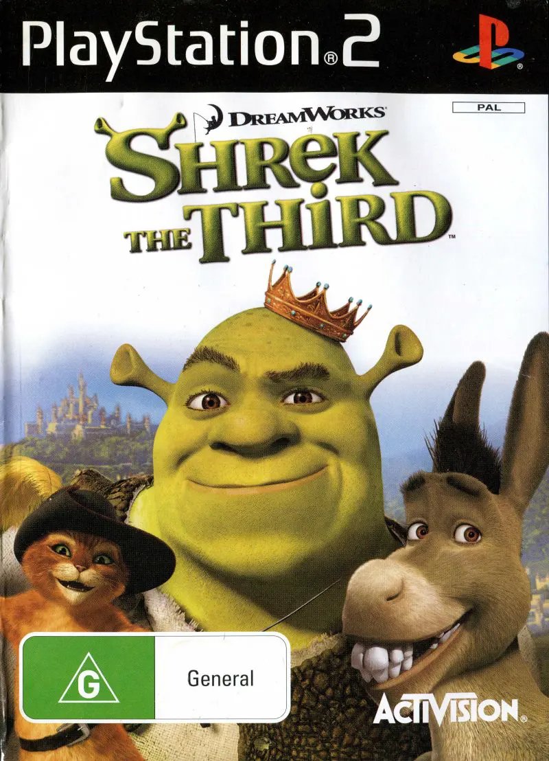 Game | Sony PlayStation PS2 | Shrek The Third Physical Video Games Game Sony