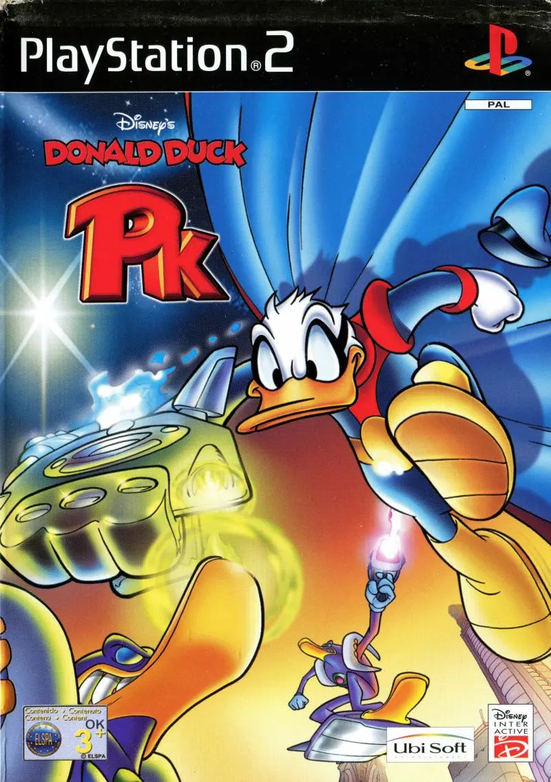 Game | Sony PlayStation PS2 | Donald Duck Phantomias Platyrhynchos Kineticus Physical Video Games Game Sony