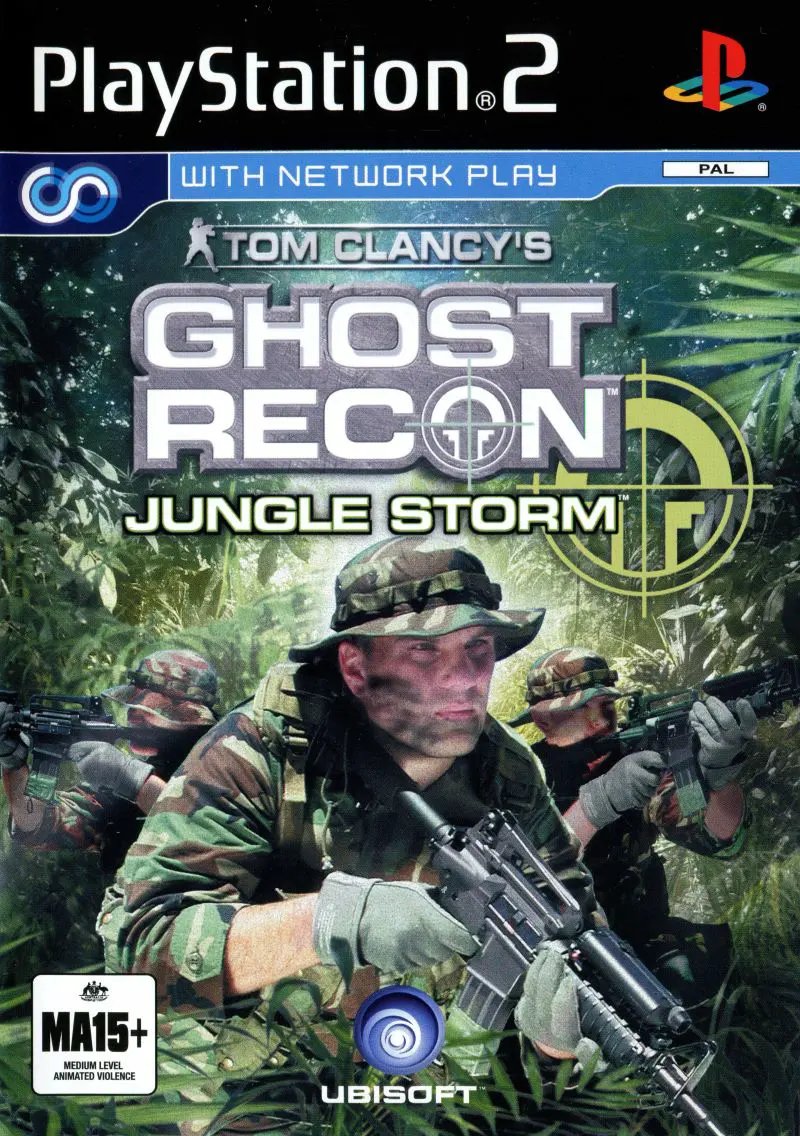 Game | Sony PlayStation PS2 | Ghost Recon Jungle Storm Physical Video Games Game Sony