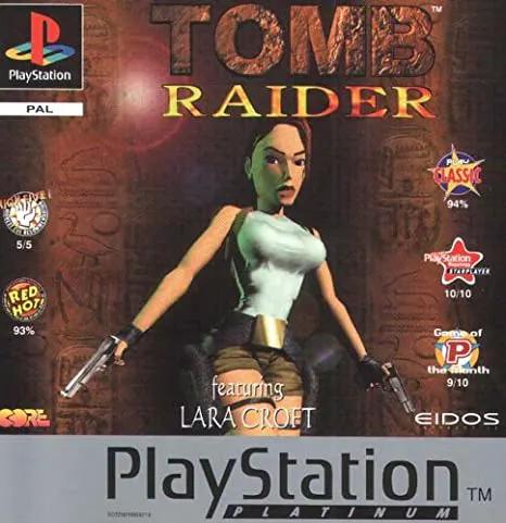 Game | Sony PlayStation PS1 | Tomb Raider (Platinum) Physical Video Games Game Sony