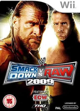 Game | Nintendo Wii | WWE SmackDown Vs. Raw 2009 Physical Video Games Game Nintendo