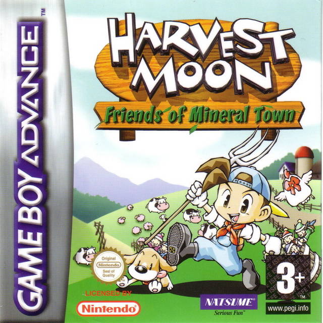 Game | Nintendo Game Boy Advance GBA | Harvest Moon: Friends Of Mineral Town