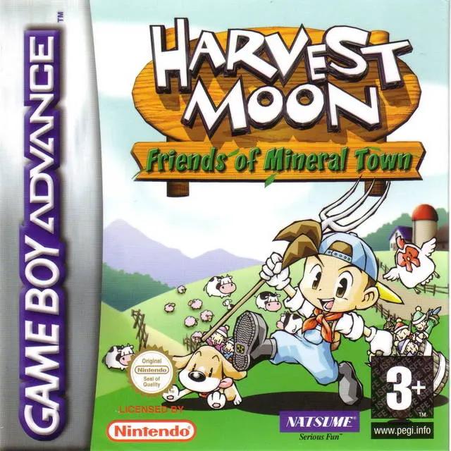 Game | Nintendo Game Boy Advance GBA | Harvest Moon: Friends Of Mineral Town Physical Video Games Game Nintendo