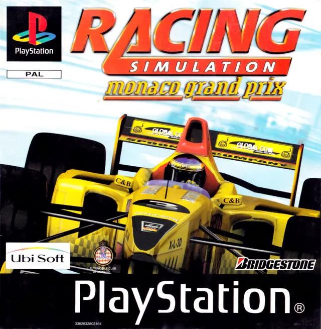 Game | Sony PlayStation PS1 | Racing Simulation Monaco Grand Prix Physical Video Games Game Sony