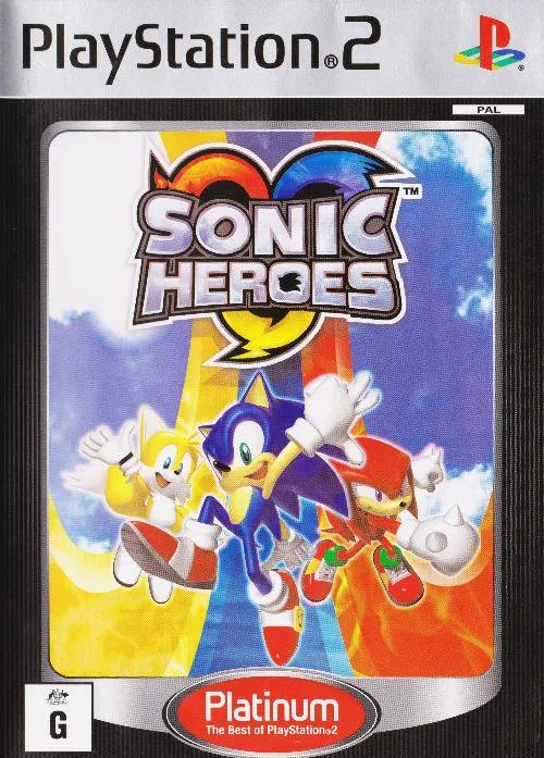 Game | Sony PlayStation PS2 | Sonic Heroes (Platinum) Physical Video Games Game Sony