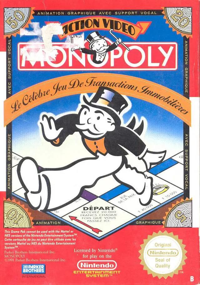 Game | Nintendo NES | Monopoly Physical Video Games Game Nintendo