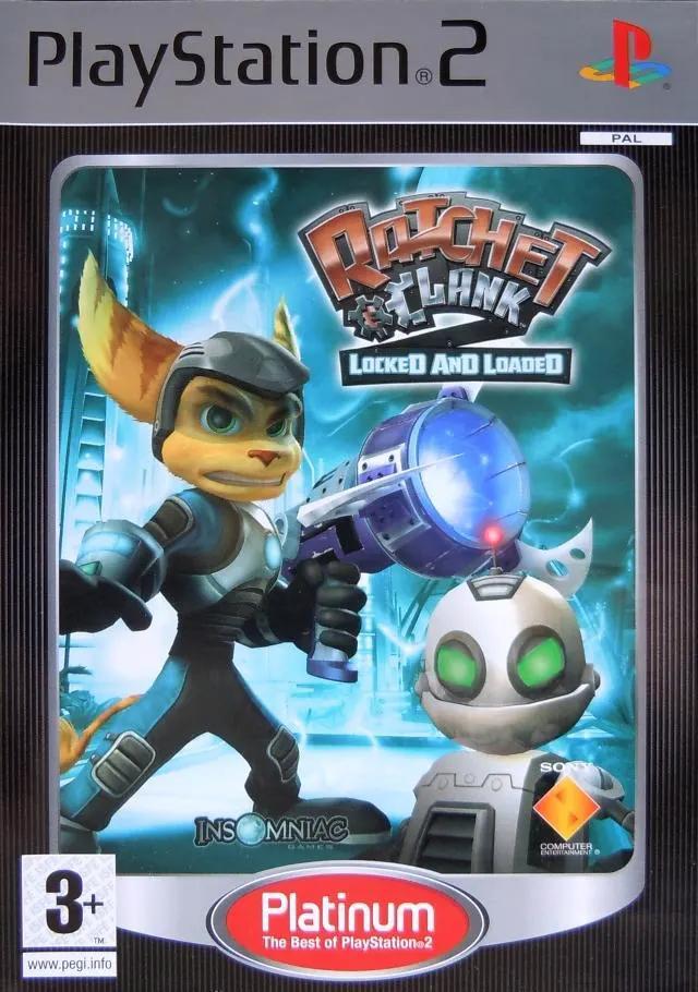 Game | Sony PlayStation PS2 | Ratchet & Clank 2: Locked and Loaded (Platinum) Physical Video Games Game Sony