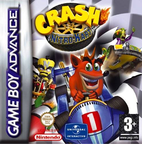 Game | Nintendo Game Boy Advance GBA | Crash Nitro Kart