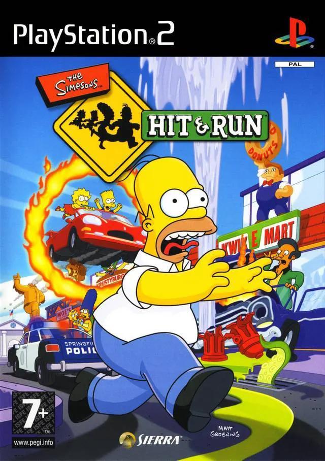 Game | Sony PlayStation PS2 | The Simpsons Hit And Run Physical Video Games Game Sony
