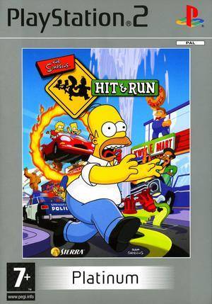 Game | Sony PlayStation PS2 | The Simpsons Hit And Run (Platinum)
