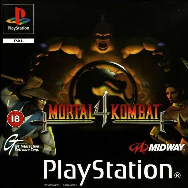 Game | Sony PlayStation PS1 | Mortal Kombat 4 Physical Video Games Game Sony