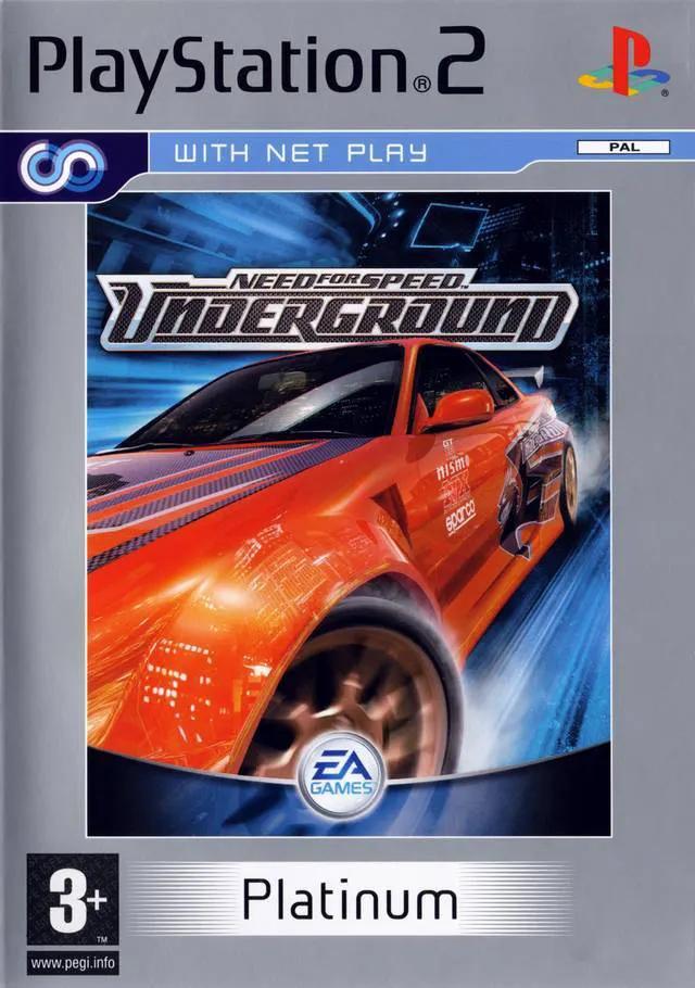 Game | Sony PlayStation PS2 | Need For Speed Underground (Platinum) Physical Video Games Game Sony