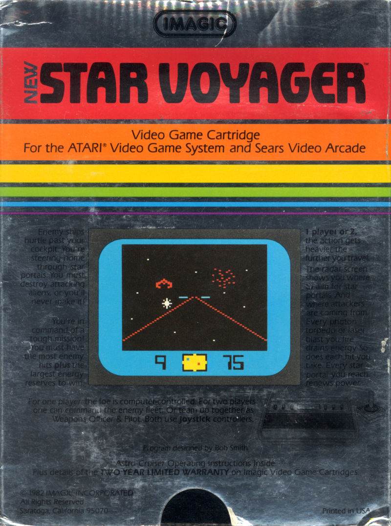 Game | Atari 2600 | Star Voyager (Text Label)