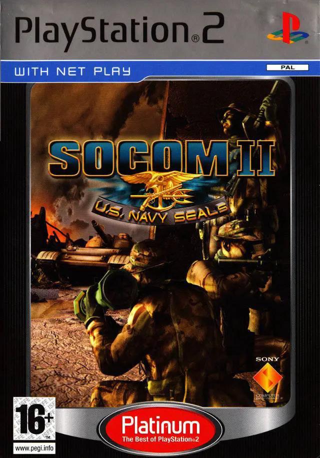 Game | Sony PlayStation PS2 | SOCOM II US Navy Seals (Platinum) Physical Video Games Game Sony