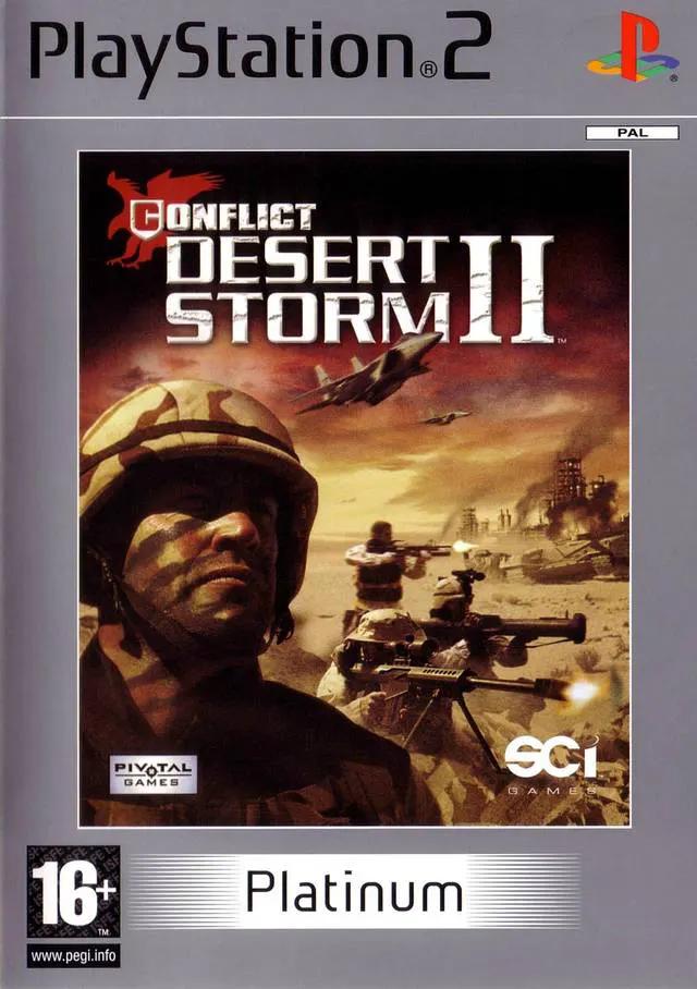 Game | Sony PlayStation PS2 | Conflict Desert Storm 2 (Platinum) Physical Video Games Game Sony