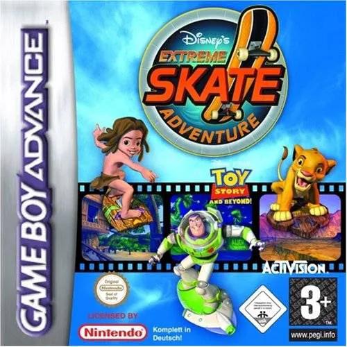Game | Nintendo Game Boy Advance GBA | Disney's Extreme Skate Adventure Physical Video Games Game Nintendo