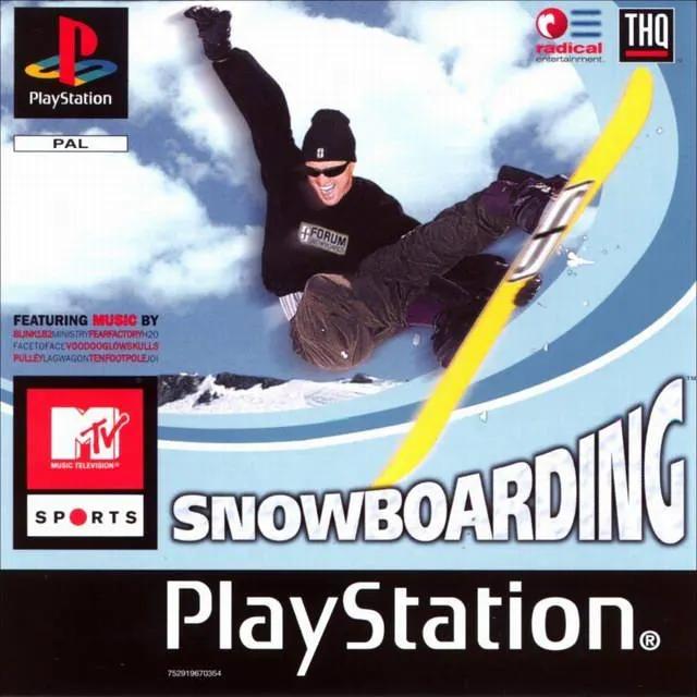 Game | Sony PlayStation PS1 | MTV Sports Snowboarding Physical Video Games Game Sony
