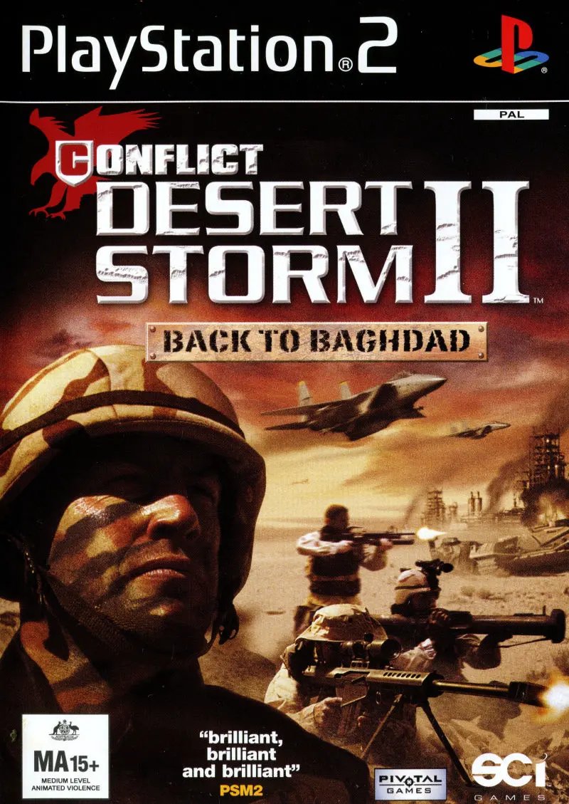 Game | Sony PlayStation PS2 | Conflict Desert Storm 2 Physical Video Games Game Sony