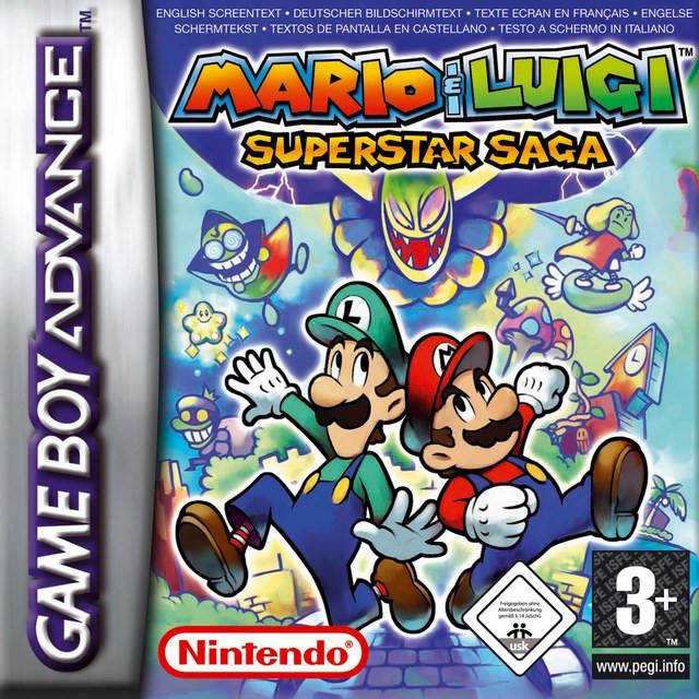 Game | Nintendo Game Boy Advance GBA | Mario And Luigi Superstar Saga