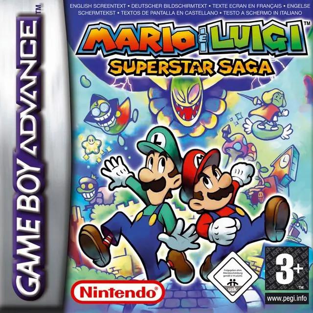 Game | Nintendo Game Boy Advance GBA | Mario And Luigi Superstar Saga Physical Video Games Game Nintendo