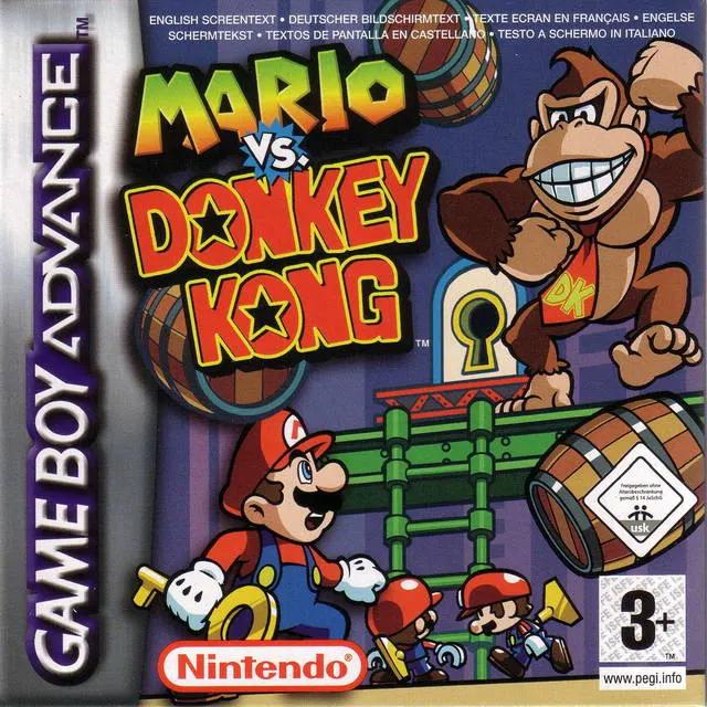 Game | Nintendo Game Boy Advance GBA | Mario Vs. Donkey Kong Physical Video Games Game Nintendo