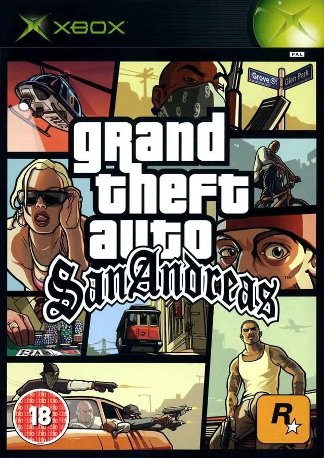 Game | Xbox | Grand Theft Auto San Andreas Physical Video Games Game Microsoft