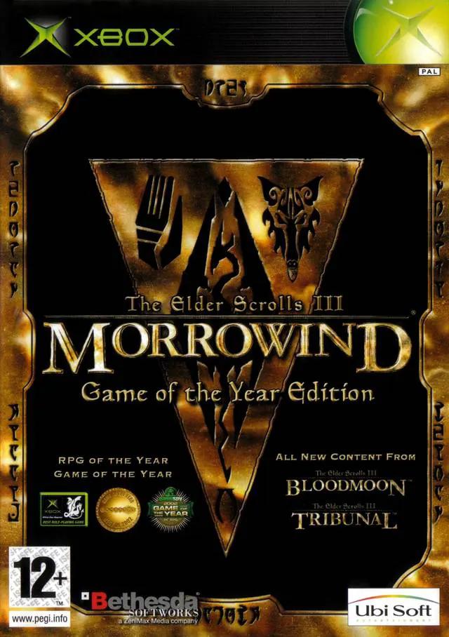 Game | Xbox | Elder Scrolls III Morrowind Game of the Year Edition Physical Video Games Game Microsoft