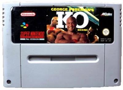 Game | Super Nintendo SNES | George Foreman's KO Boxing Physical Video Games Game Nintendo