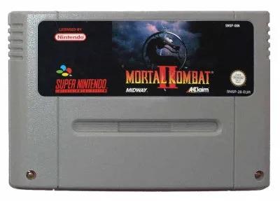 Game | Super Nintendo SNES | Mortal Kombat II Physical Video Games Game Nintendo