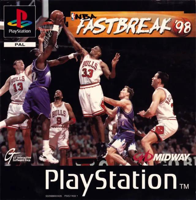 Game | Sony PlayStation PS1 | NBA Fastbreak '98 Physical Video Games Game Sony