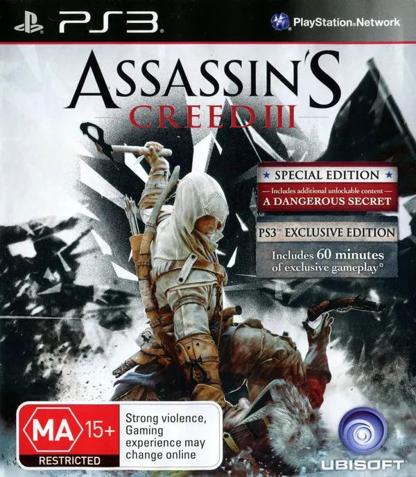 Game | Sony PlayStation PS3 | Assassin's Creed III Physical Video Games Game Sony