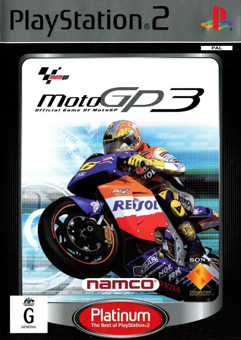 Game | Sony PlayStation PS2 | Moto GP 3 (Platinum) Physical Video Games Game Sony