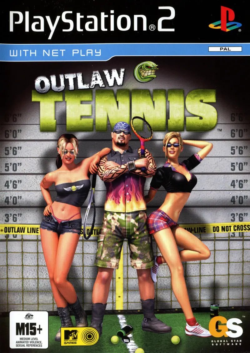 Game | Sony PlayStation PS2 | Outlaw Tennis Physical Video Games Game Sony