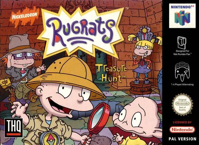 Game | Nintendo N64 | Rugrats Treasure Hunt Physical Video Games Game Nintendo