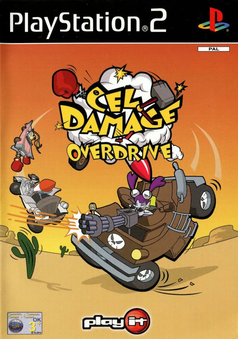 Game | Sony PlayStation PS2 | Cel Damage Overdrive Physical Video Games Game Sony