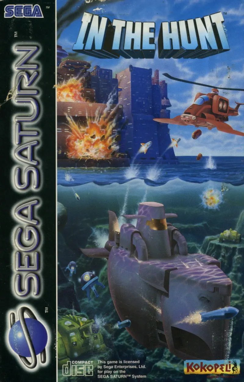 Game | Sega Saturn | In The Hunt Physical Video Games Game Sega