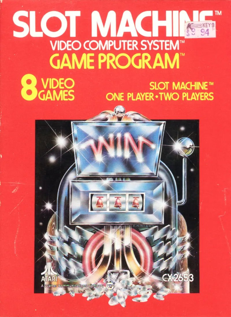 Game | Atari 2600 | Slot Machine (Text) Physical Video Games Game Atari